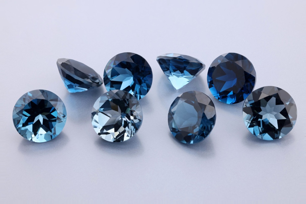 London Blue Topaz 8.50mm Round