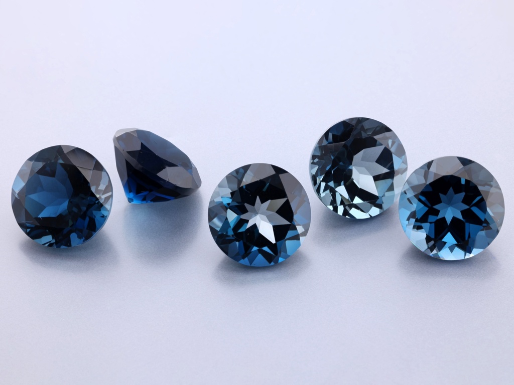 London Blue Topaz 9.00mm Round