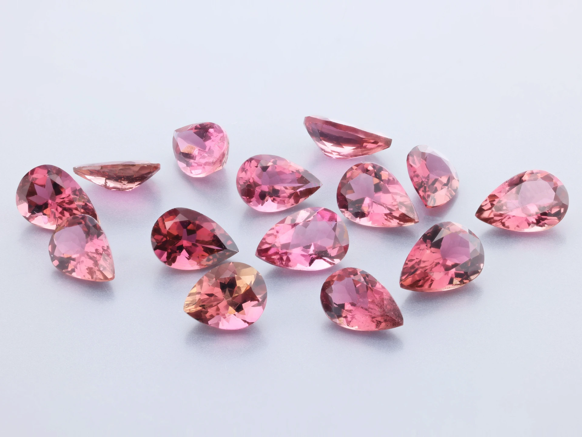 Pink Tourmaline 6x4mm Pear Shape