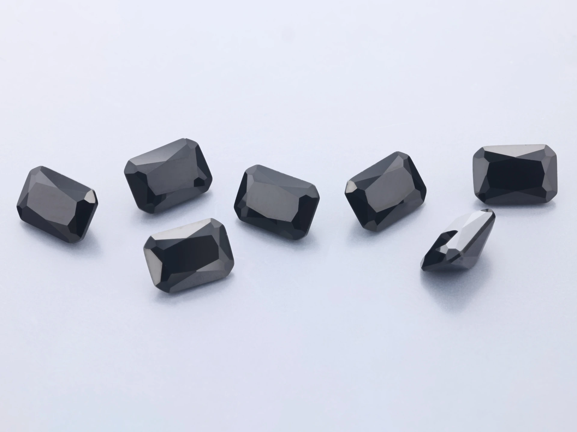 Black Spinel 7x5mm Radiant Cut