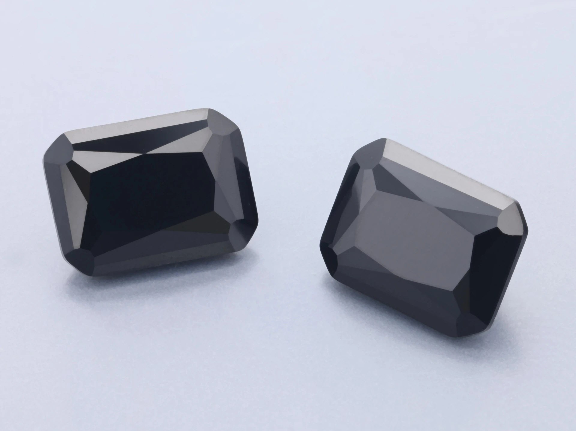 Black Spinel 8x6mm Radiant Cut