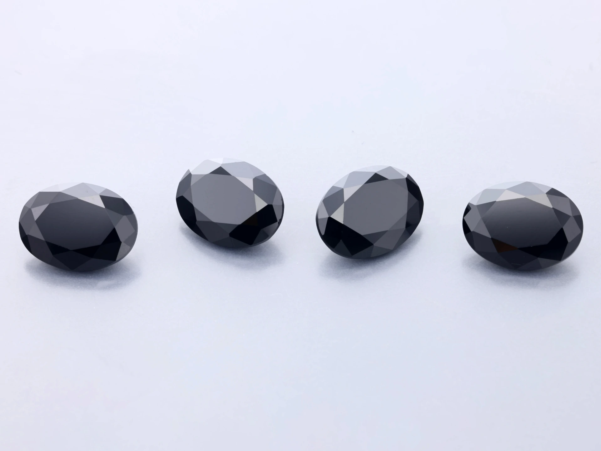 [LKVB0806] Black Spinel 8x6mm Oval