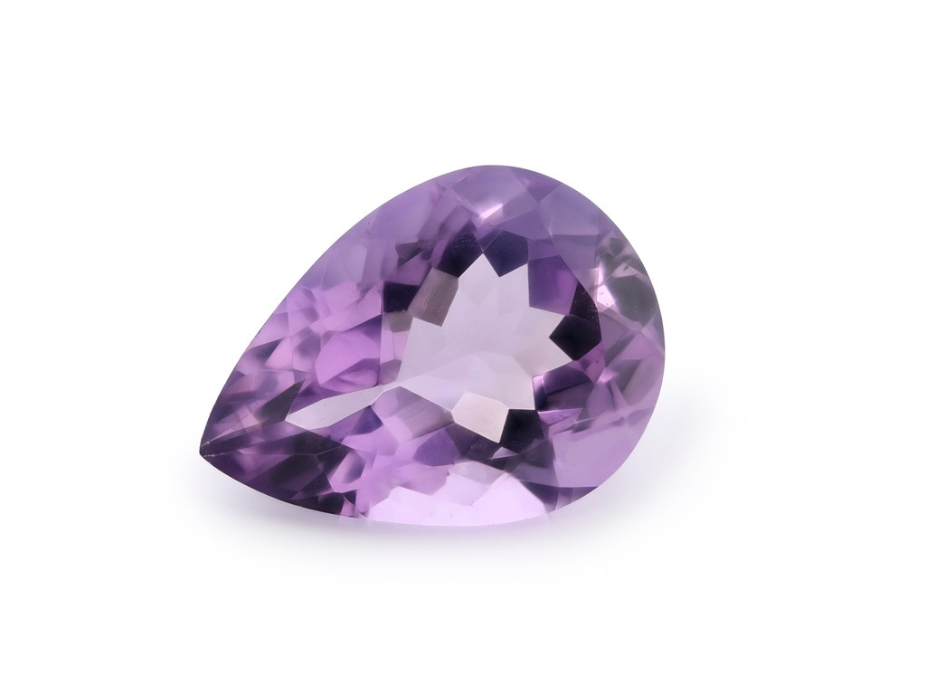 Amethyst 22x16mm Pear Shape Light Colour 