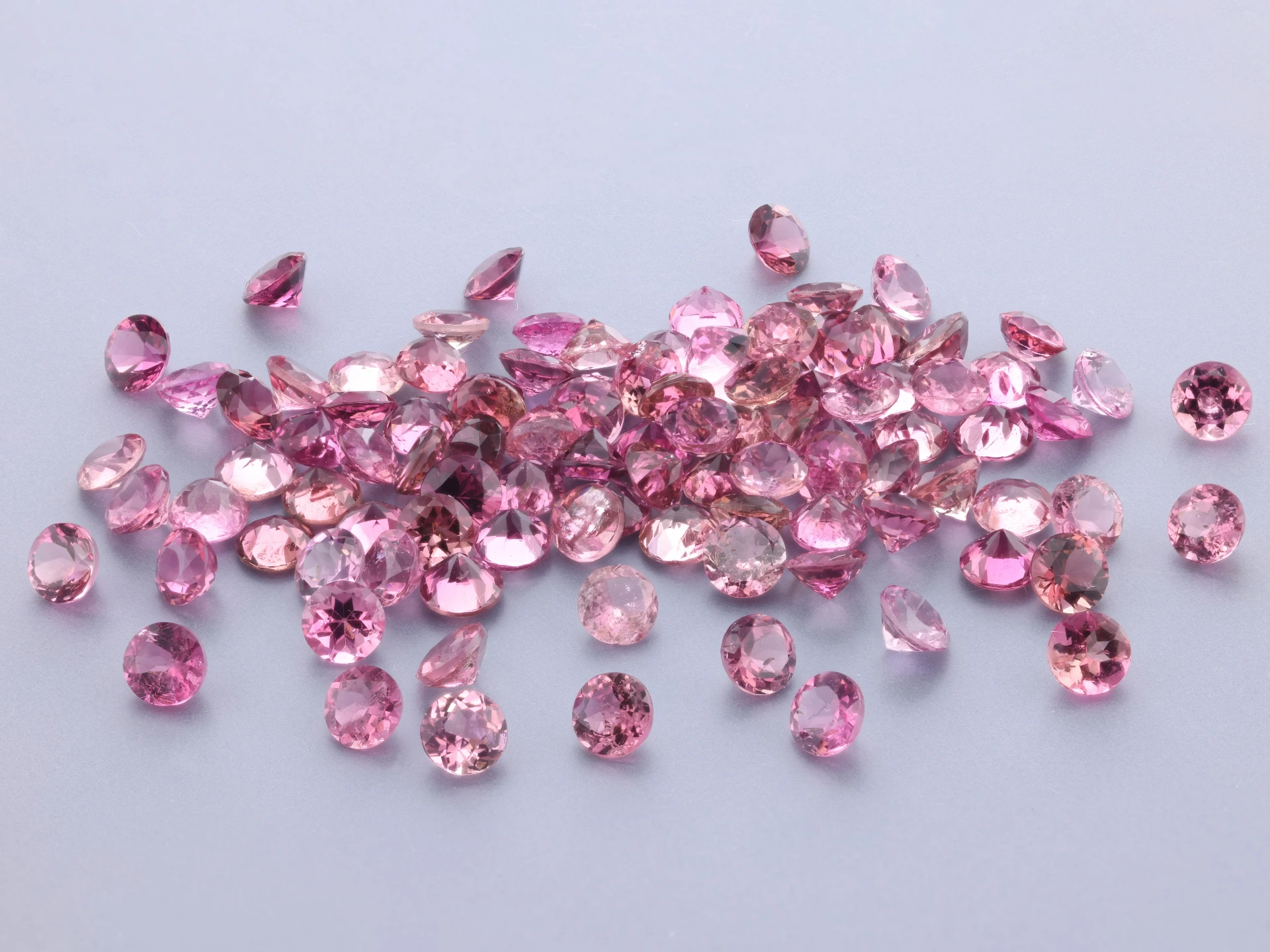 Pink Tourmaline 3.50mm Round Diamond Cut