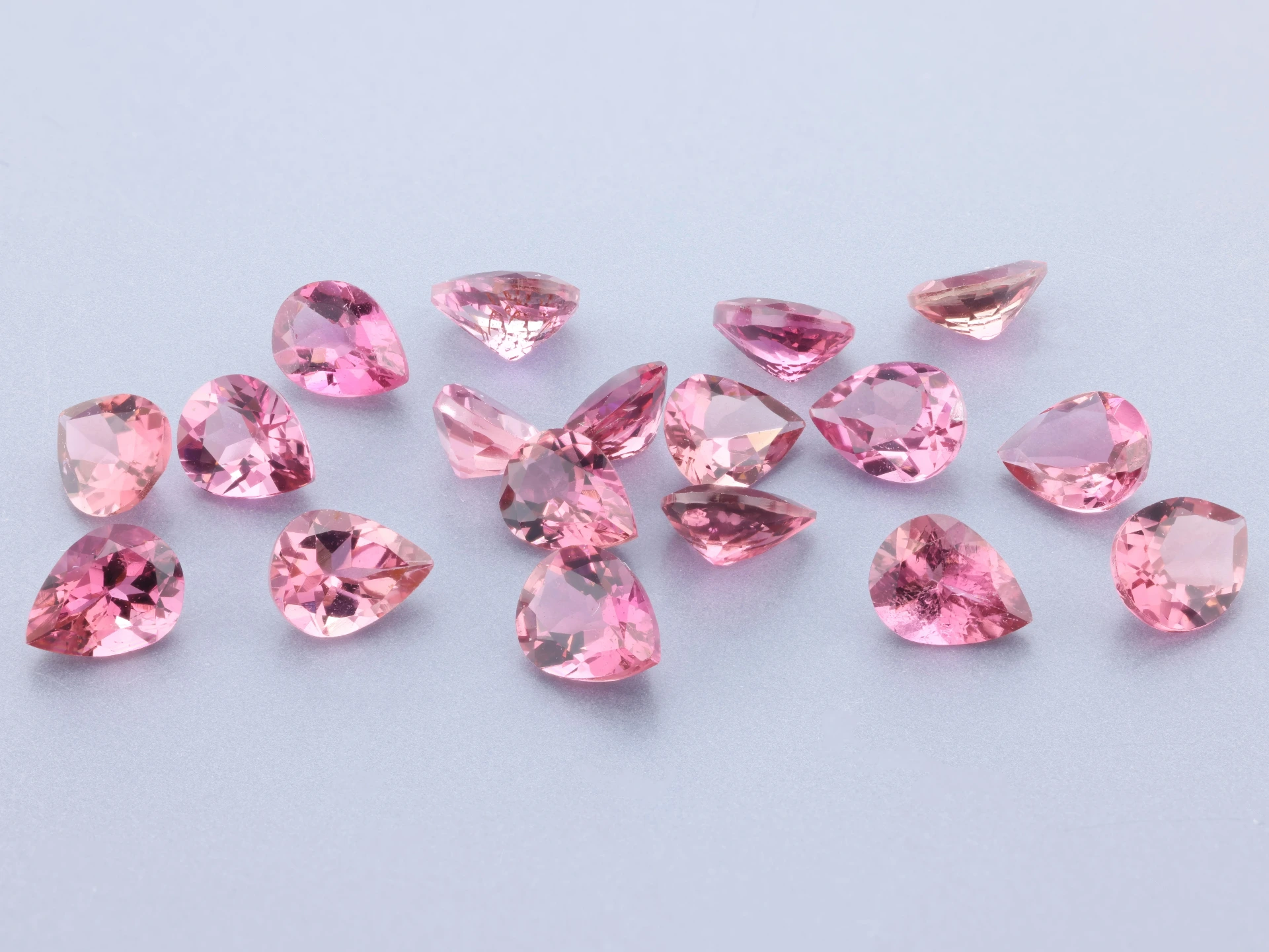Pink Tourmaline 5x4mm Pear Shape