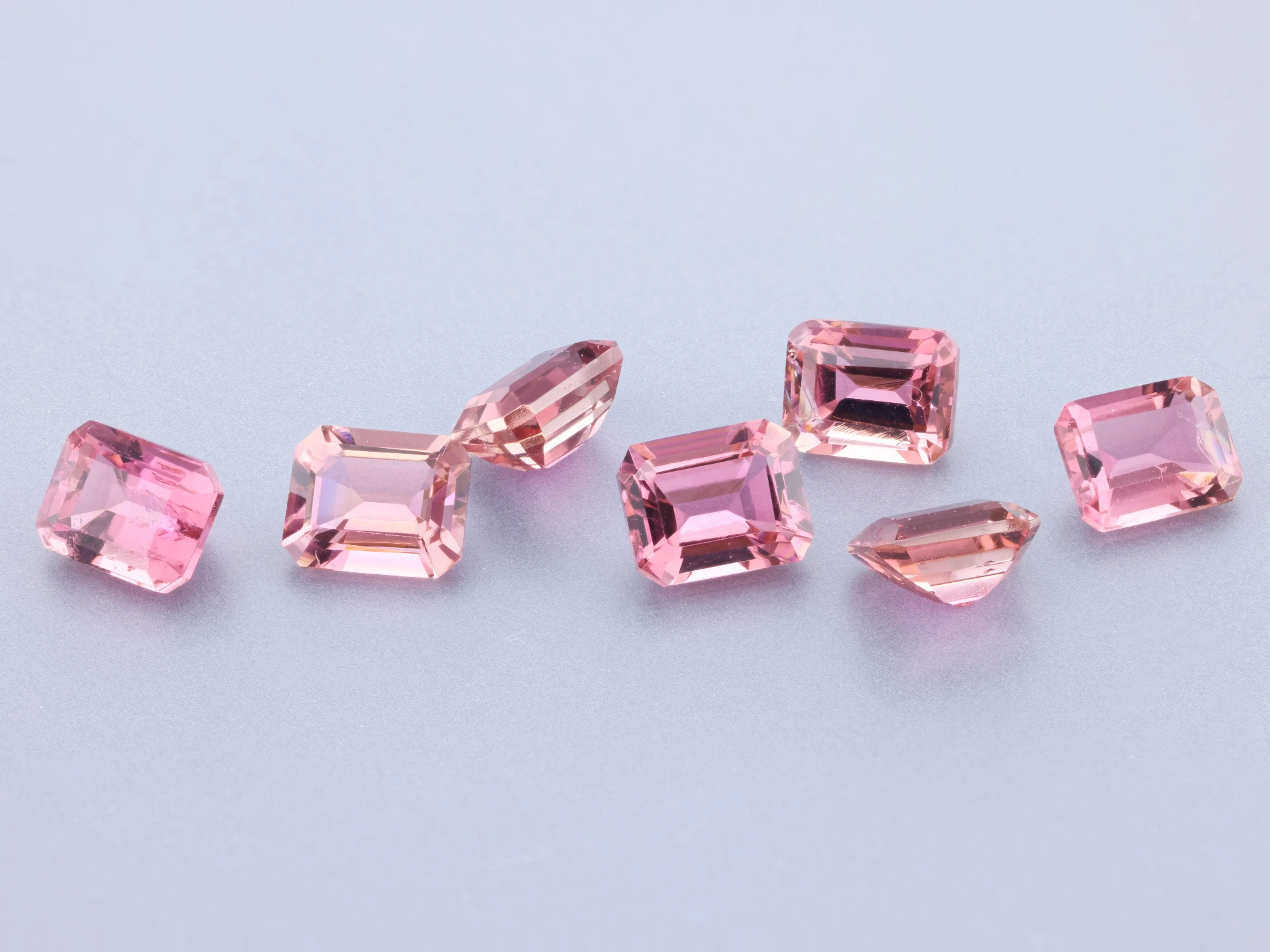Pink Tourmaline 5x4mm Emerald Cut