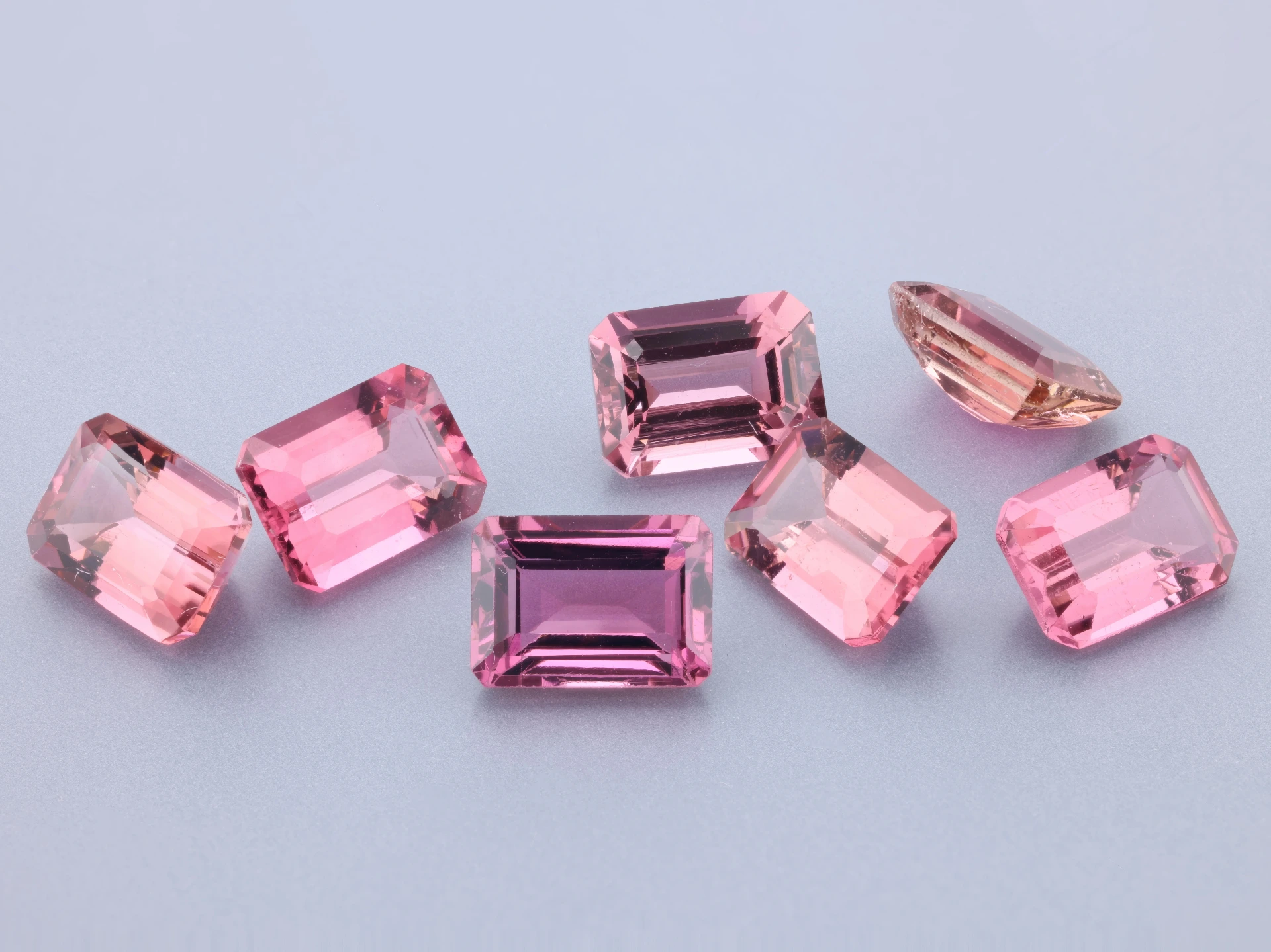 Pink Tourmaline 7x5mm Emerald Cut