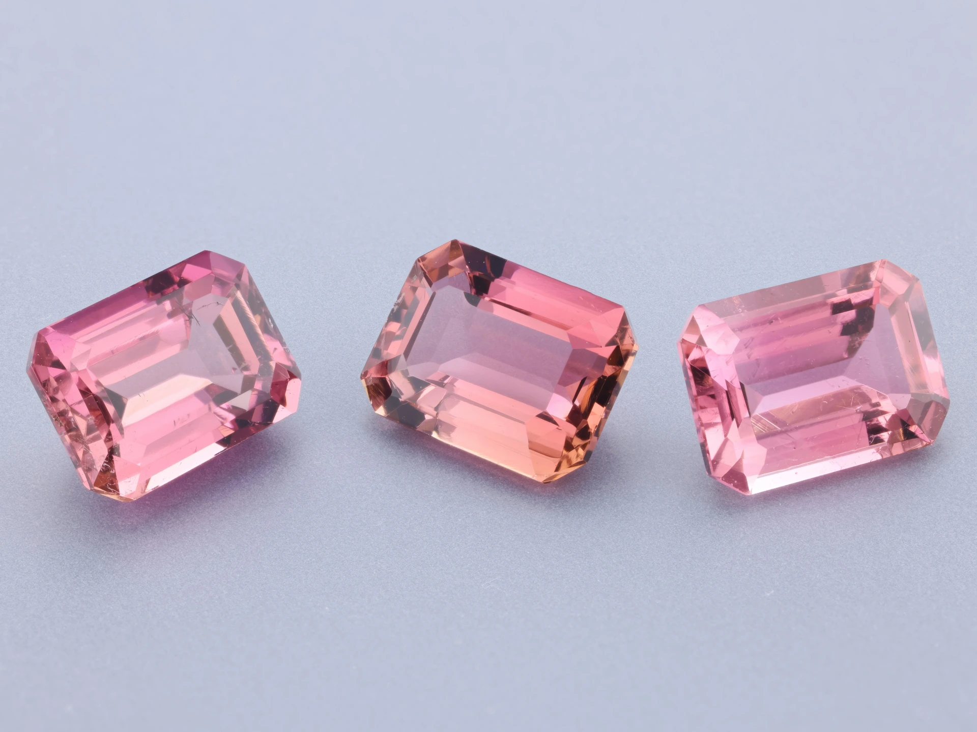 Pink Tourmaline 8x6mm Emerald Cut