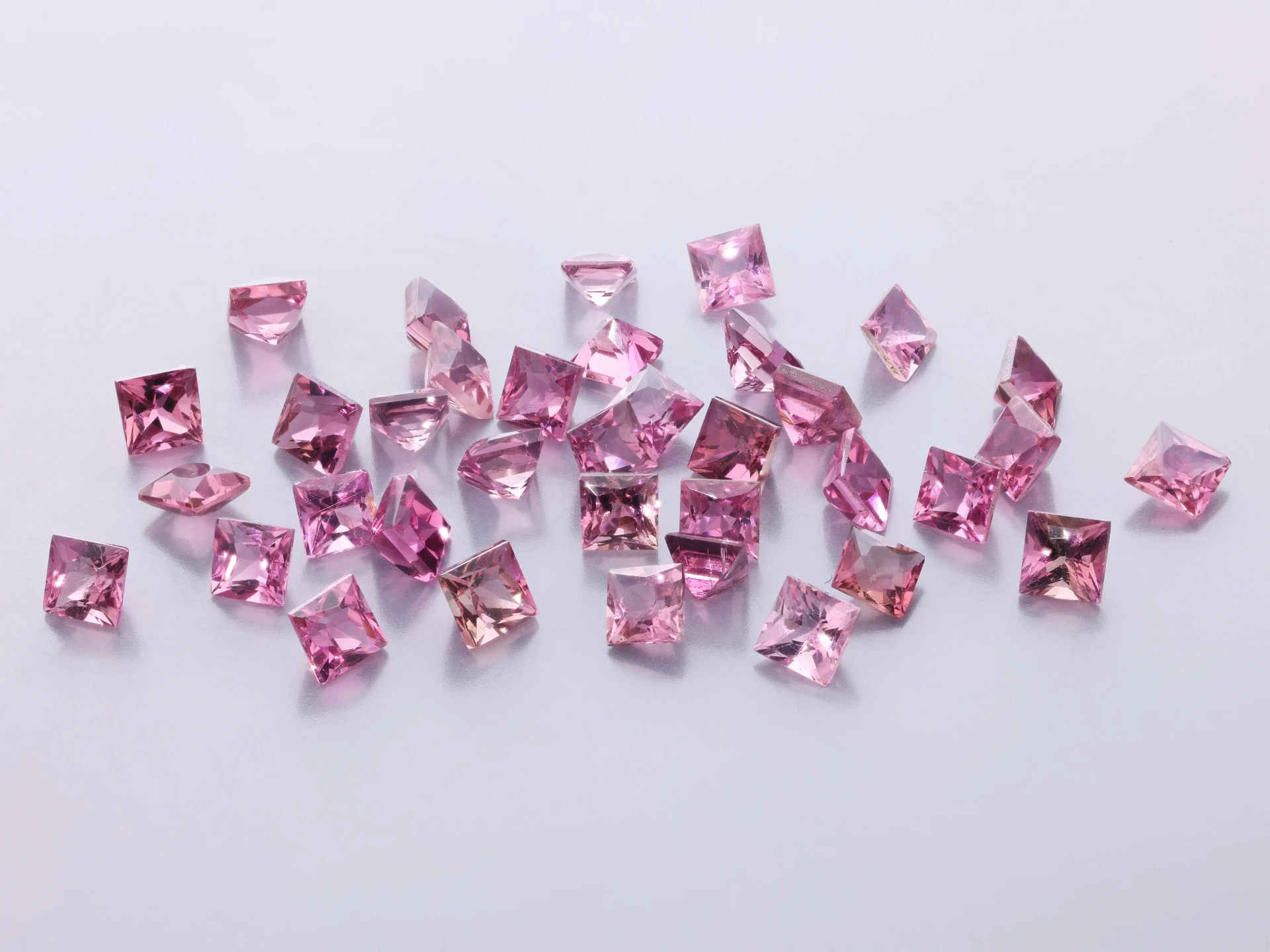 Pink Tourmaline 2.75mm Princess Cut