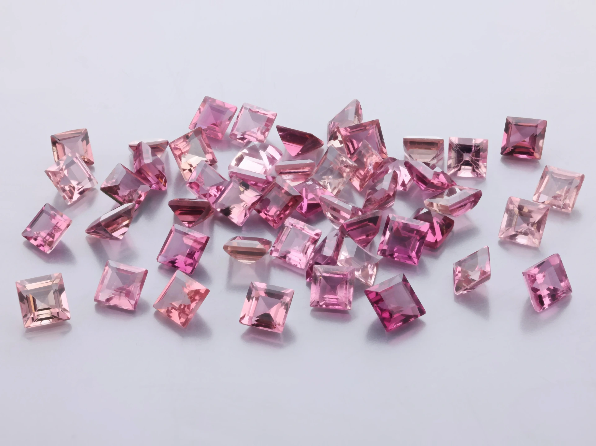 Pink Tourmaline 3.00mm Carre Cut