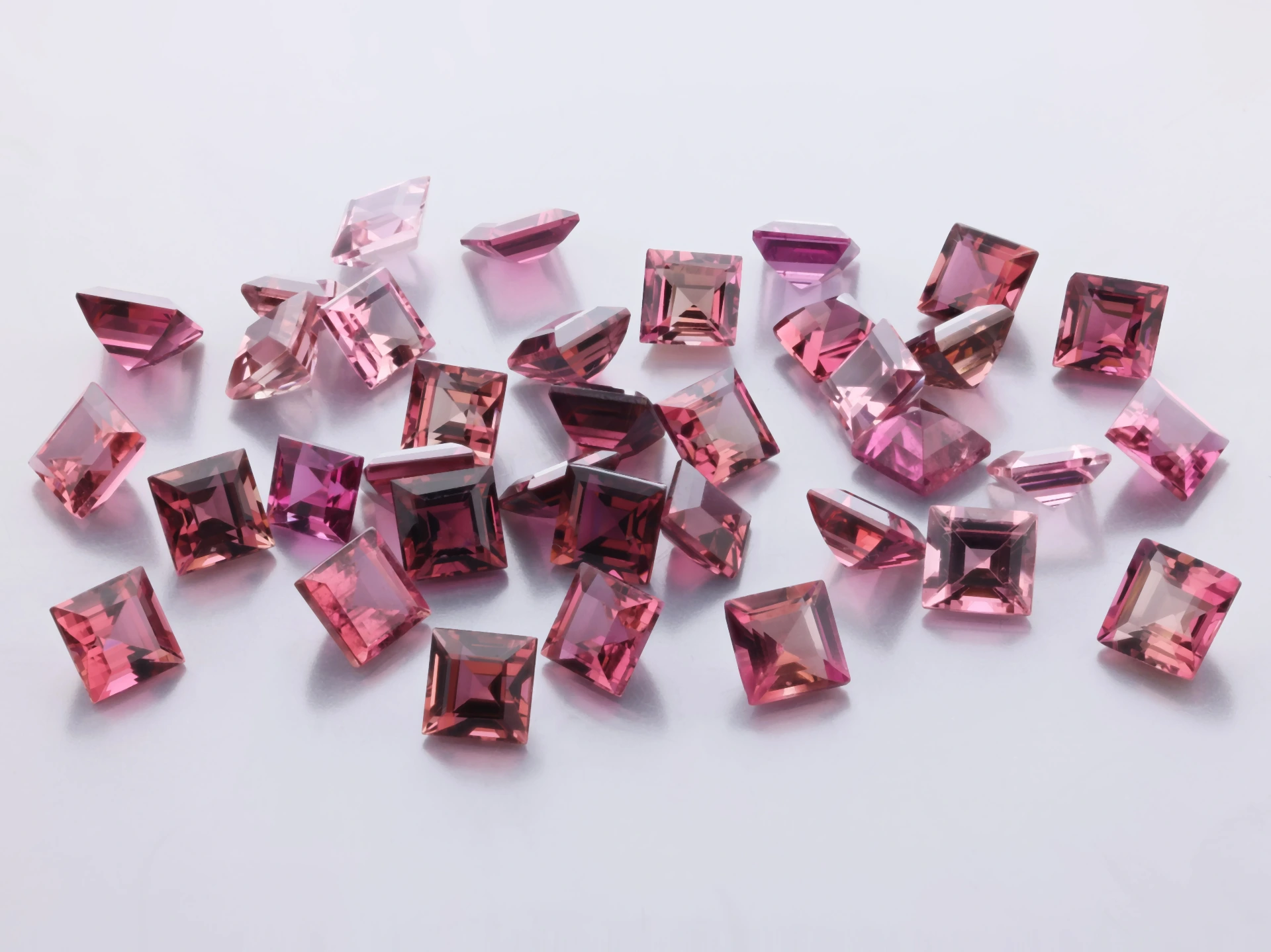 Pink Tourmaline 3.50mm Carre Cut
