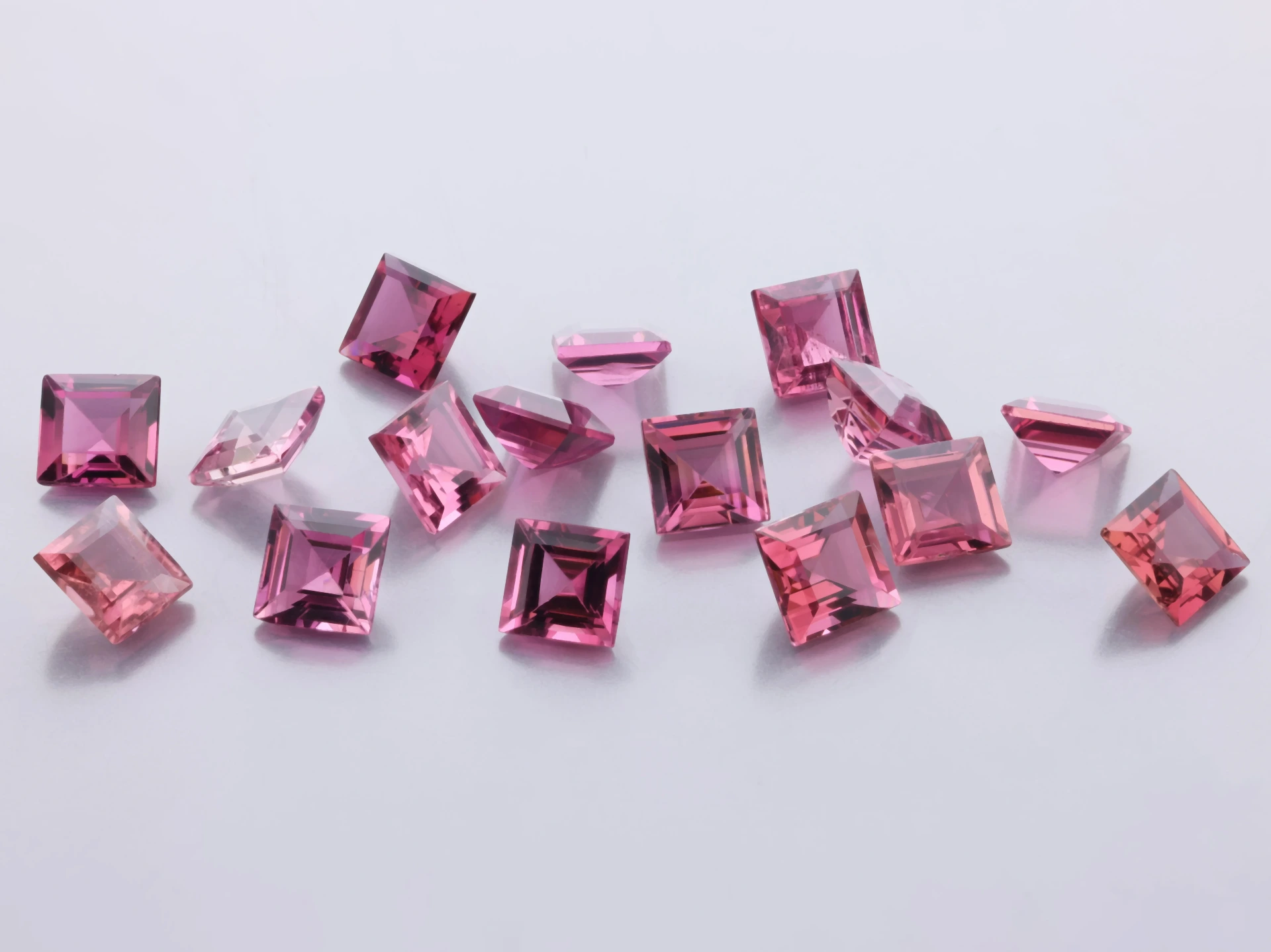 Pink Tourmaline 3.75mm Carre Cut