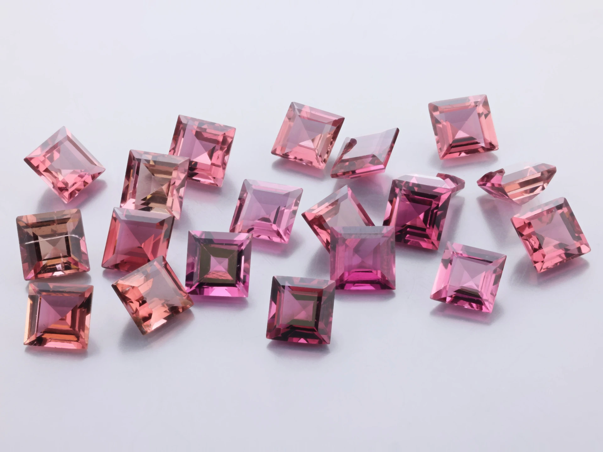 Pink Tourmaline 5.00mm Carre Cut