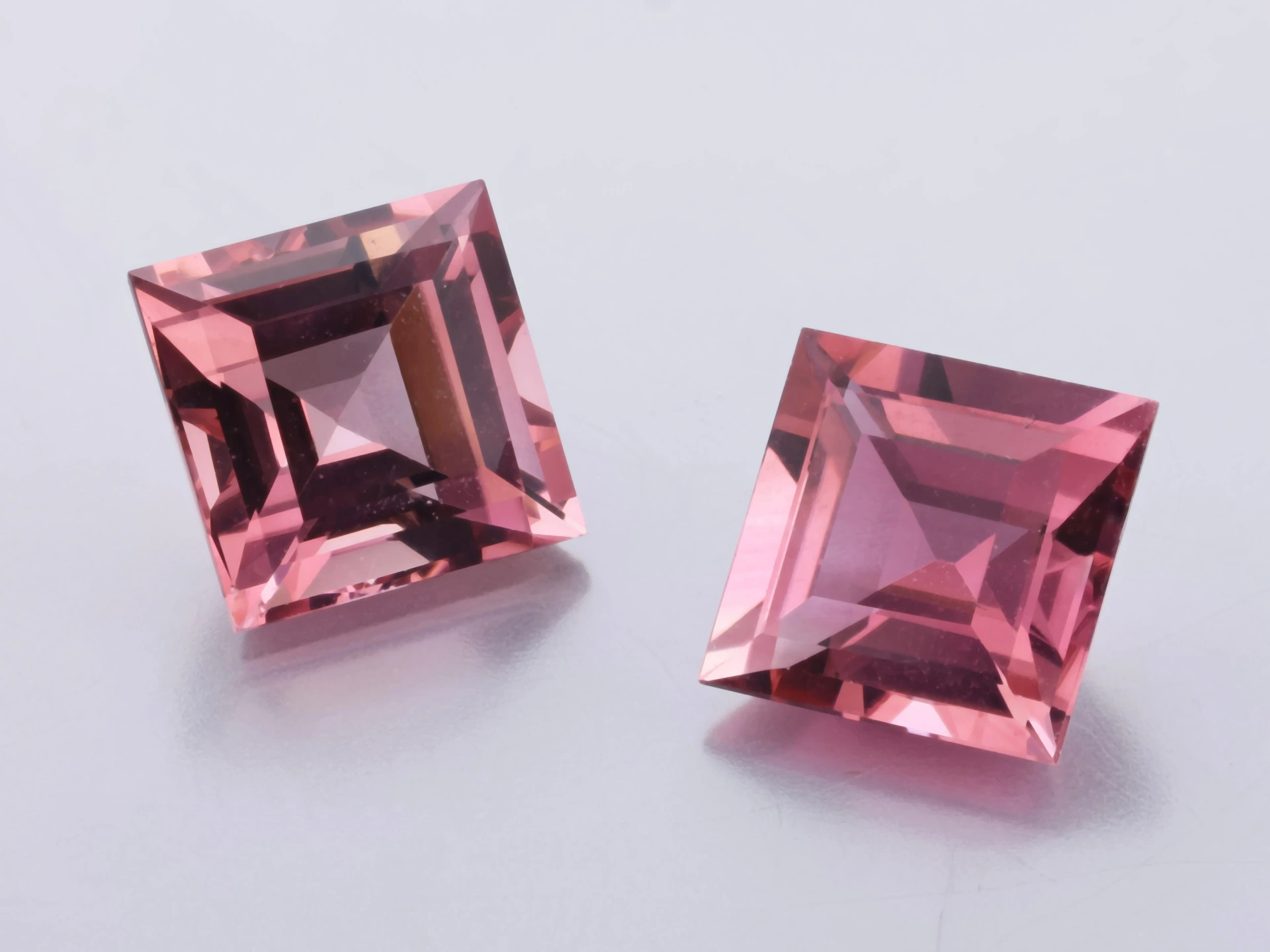 Pink Tourmaline 6.50mm Carre Cut
