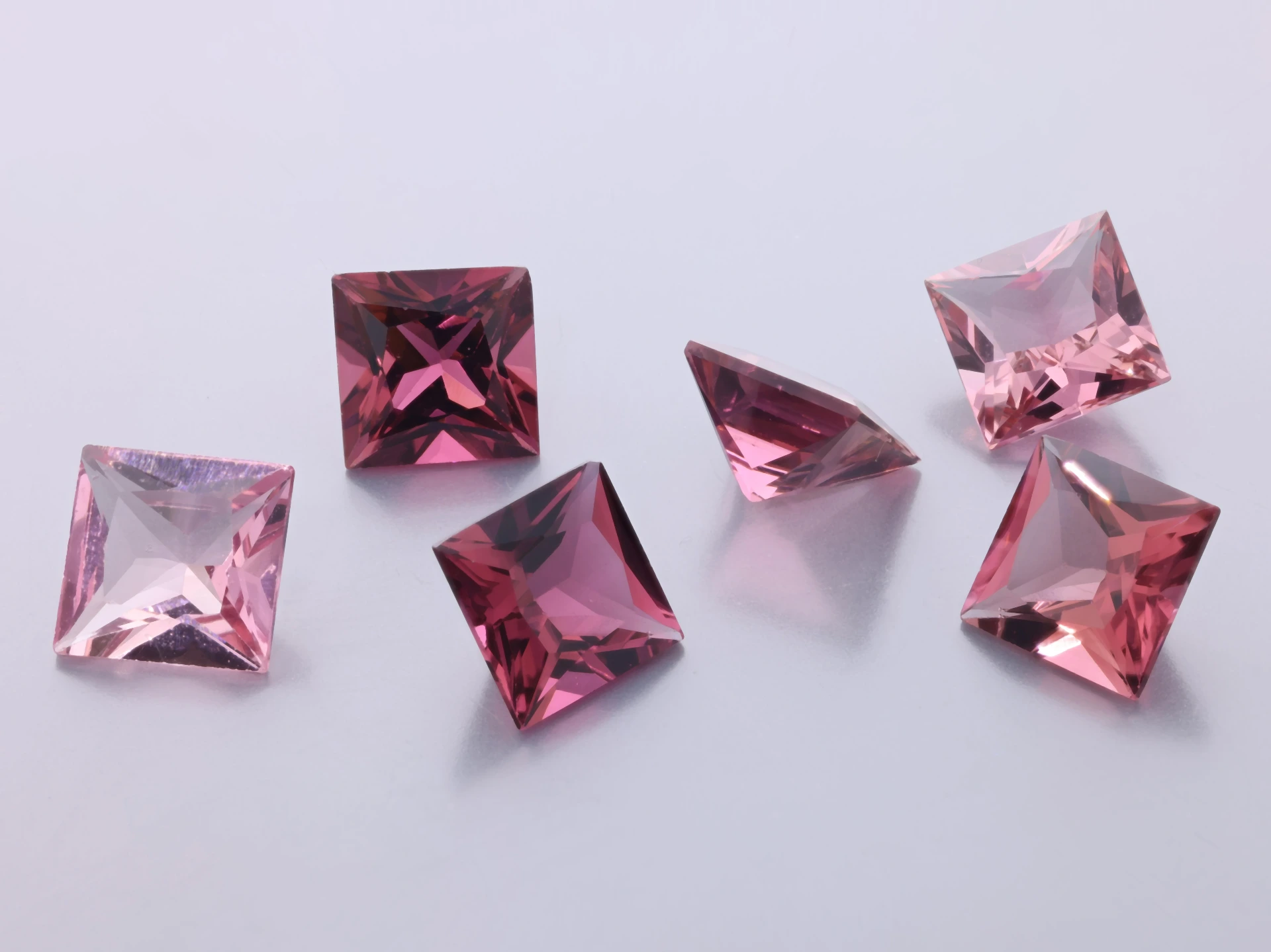 Pink Tourmaline 6.00mm Princess Cut