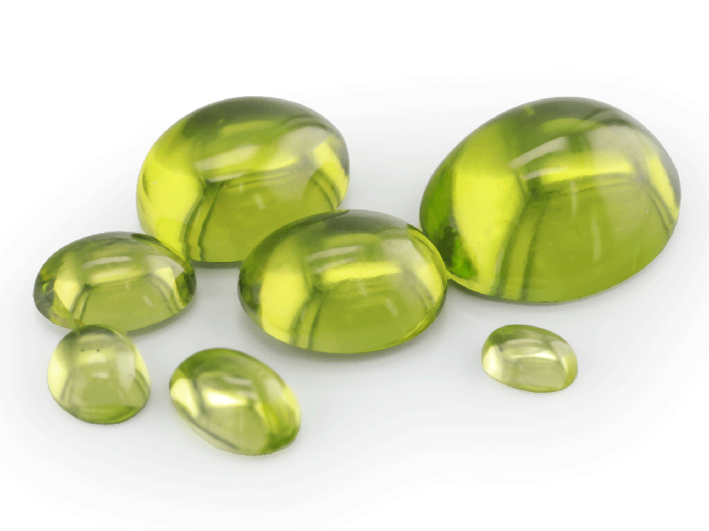 [PRVC0604] Peridot 6x4mm Oval Cabochon 