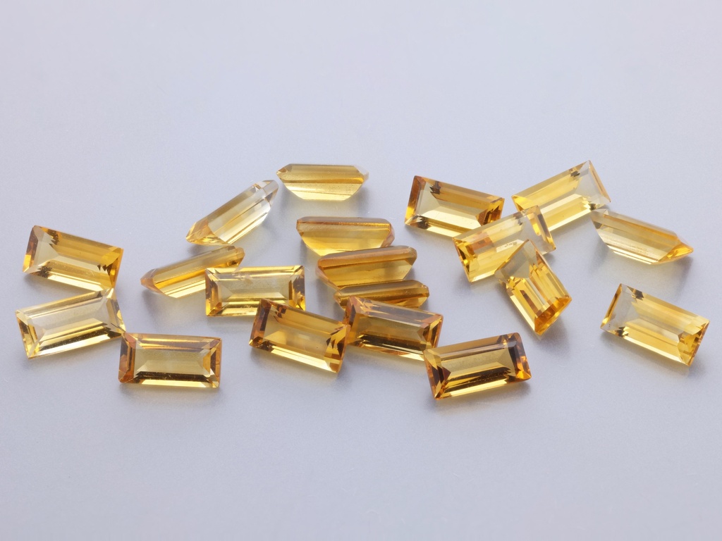 Citrine 6x3mm Baguette 