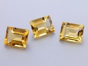 Citrine 9x7mm Baguette