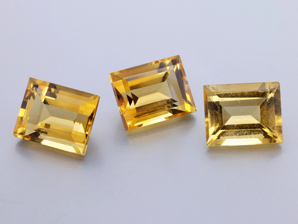 Citrine 10x8mm Baguette 