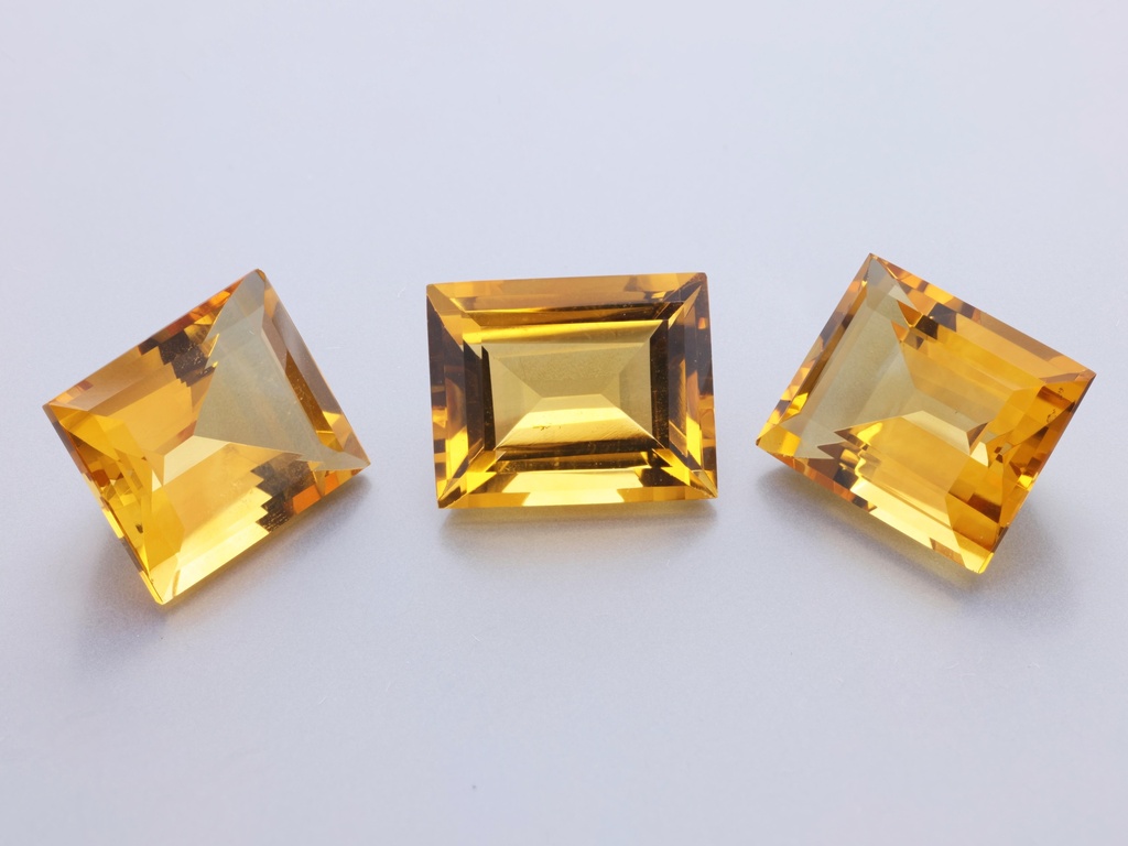 Citrine 11x9mm Baguette 
