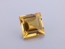 Citrine 14mm Carre Cut
