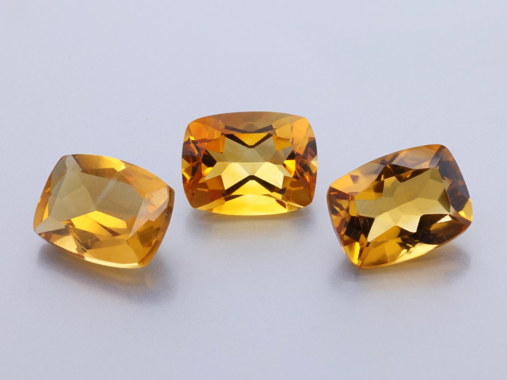 Citrine 8x6mm Cushion