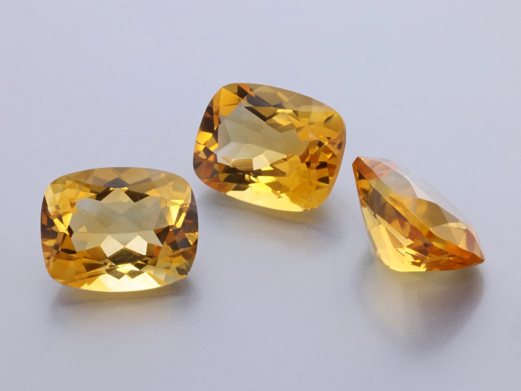 Citrine 10x8mm Cushion