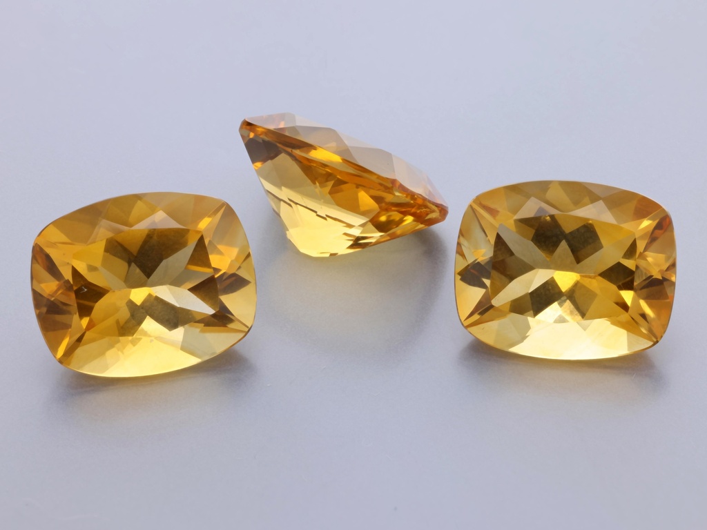 Citrine 11x9mm Cushion