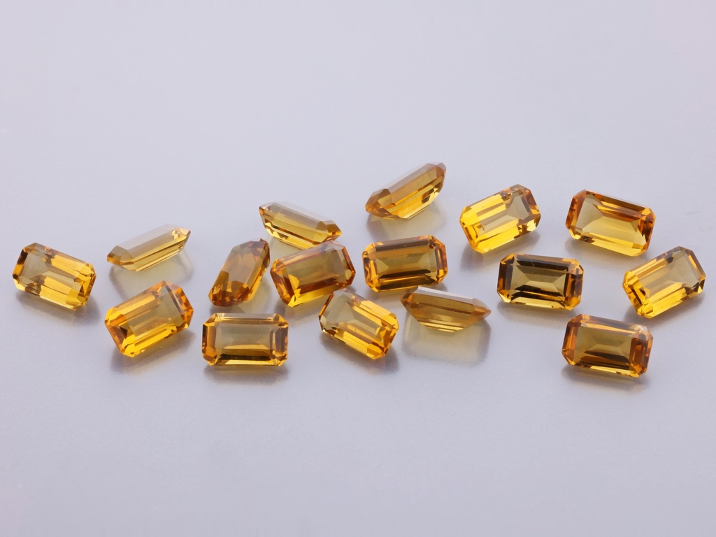 Citrine 5x3mm Emerald Cut