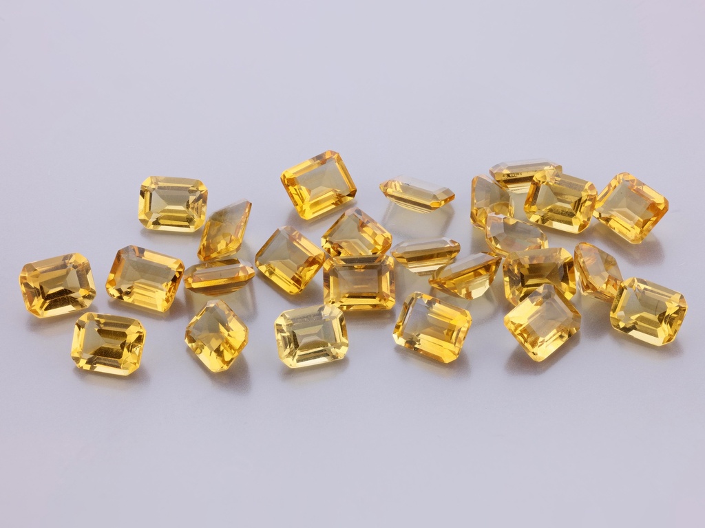 Citrine 5x4mm Emerald Cut