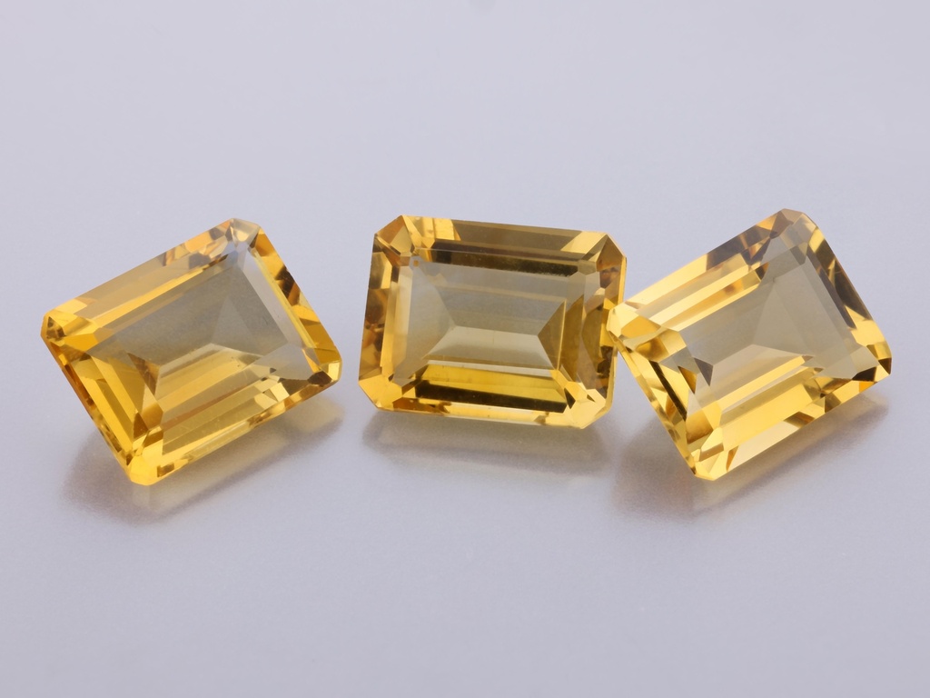 Citrine 9x7mm Emerald Cut