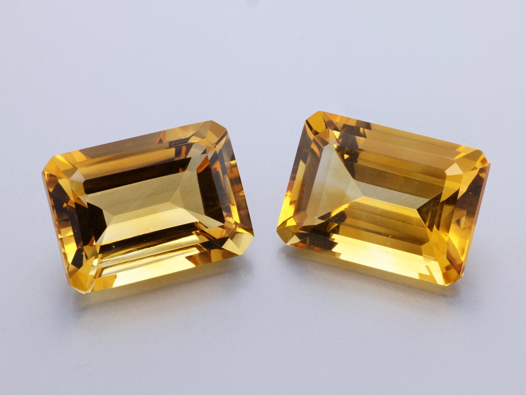 Citrine 14x10mm Emerald Cut