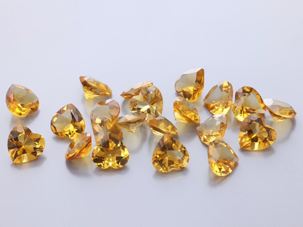 Citrine 7.00mm Heart Shape 