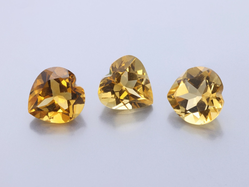 Citrine 9.00mm Heart Shape 