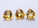Citrine 12mm Heart Shape 