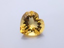 Citrine 18mm Heart Shape 