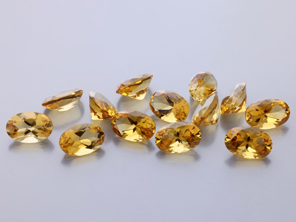 Citrine 6x4mm Oval