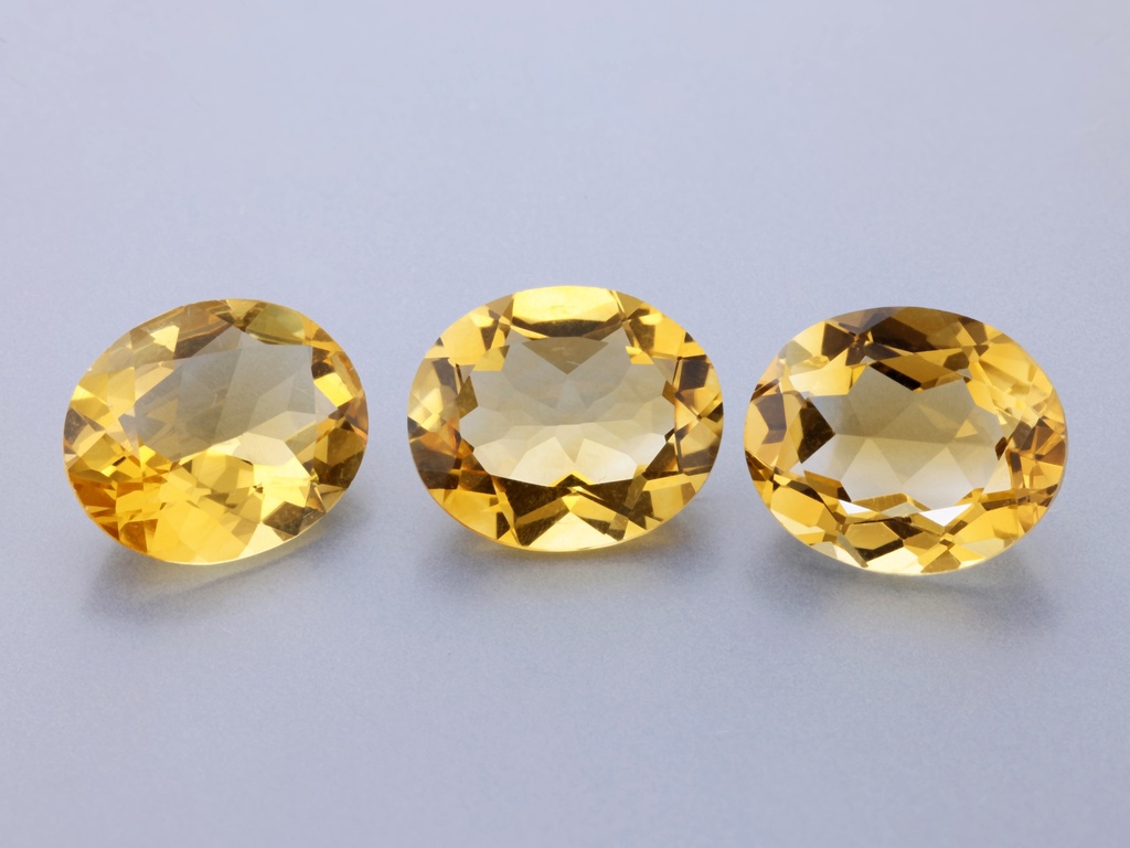 Citrine 12x10mm Oval