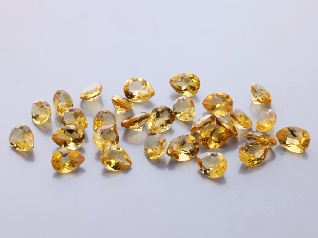 Citrine 4x3mm Pear Shape