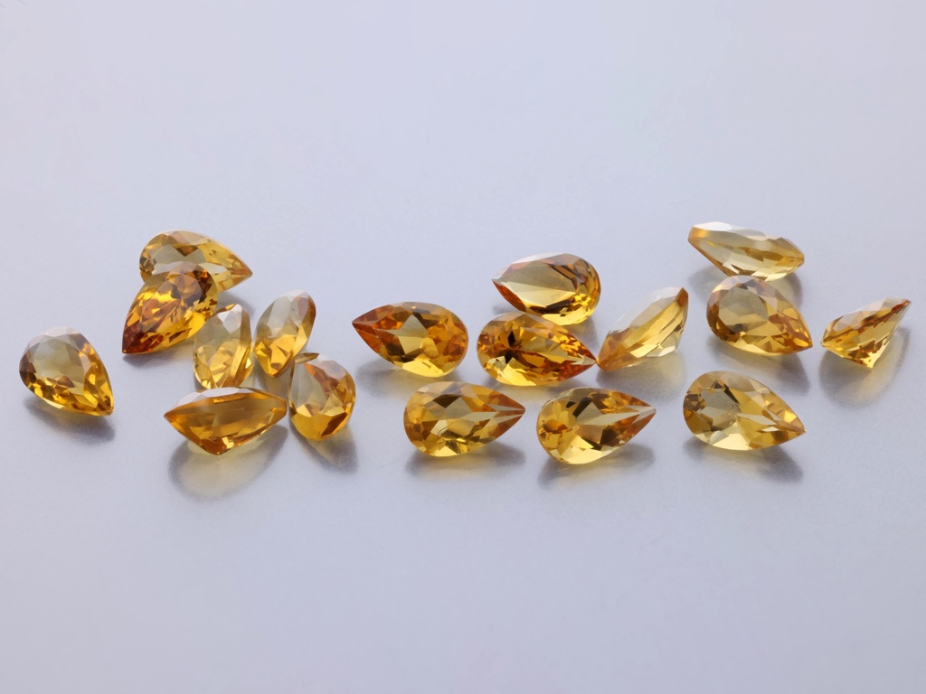 Citrine 5x3mm Pear Shape