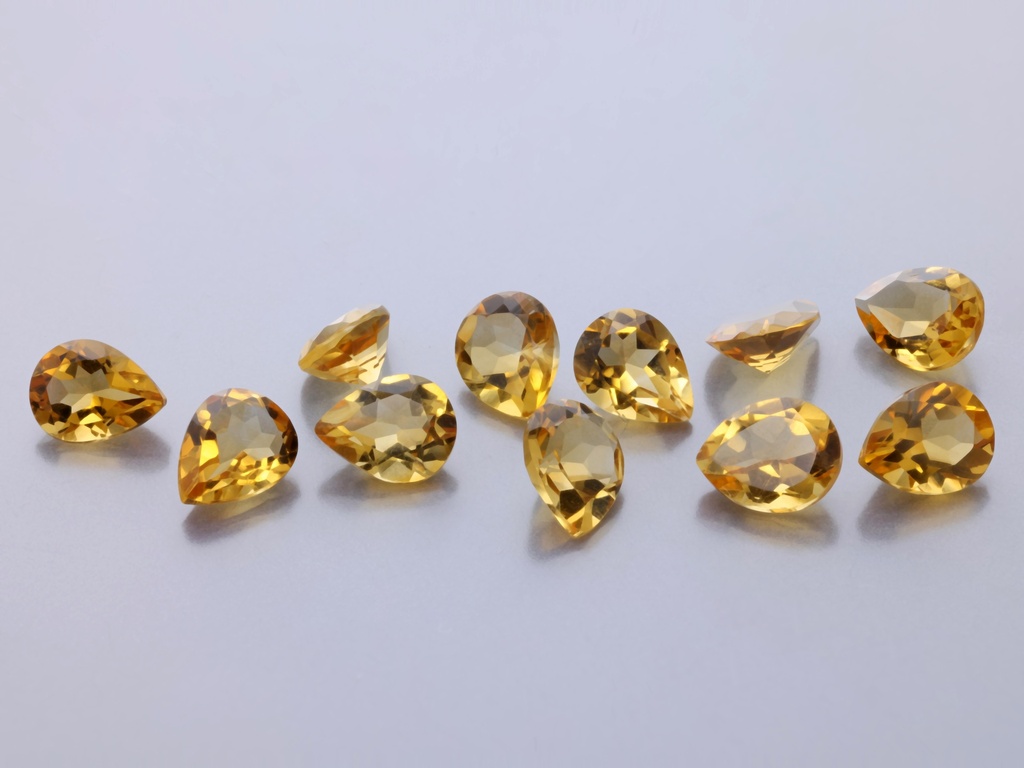 Citrine 5x4mm Pear Shape
