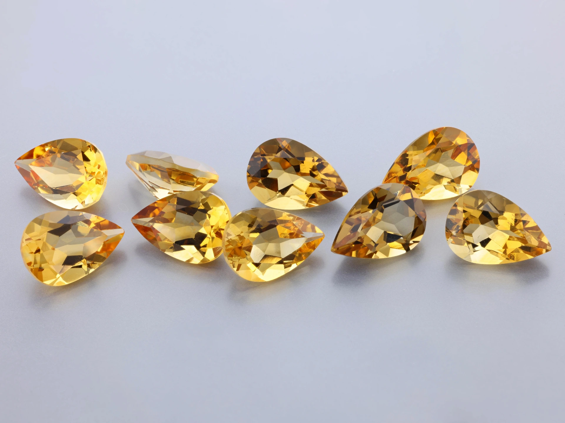 Citrine 10x7mm Pear Shape