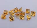 Citrine 6.00mm Princess Cut