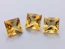 Citrine 10mm Princess Cut