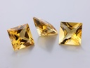 Citrine 12mm Princess Cut