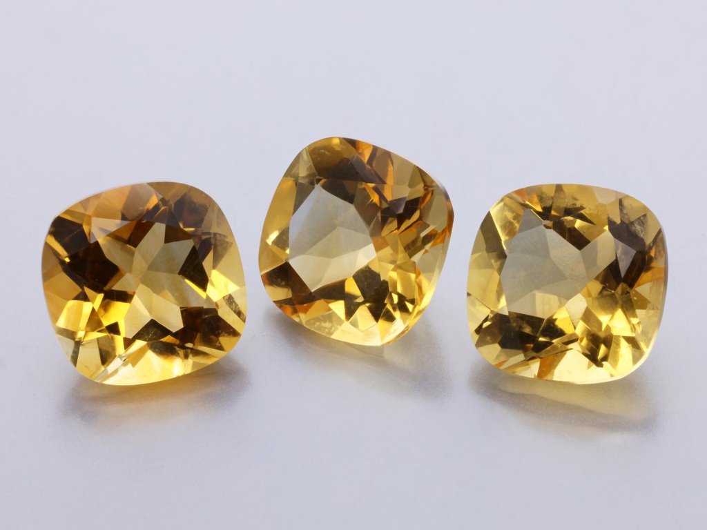 Citrine 8.00mm Square Cushion