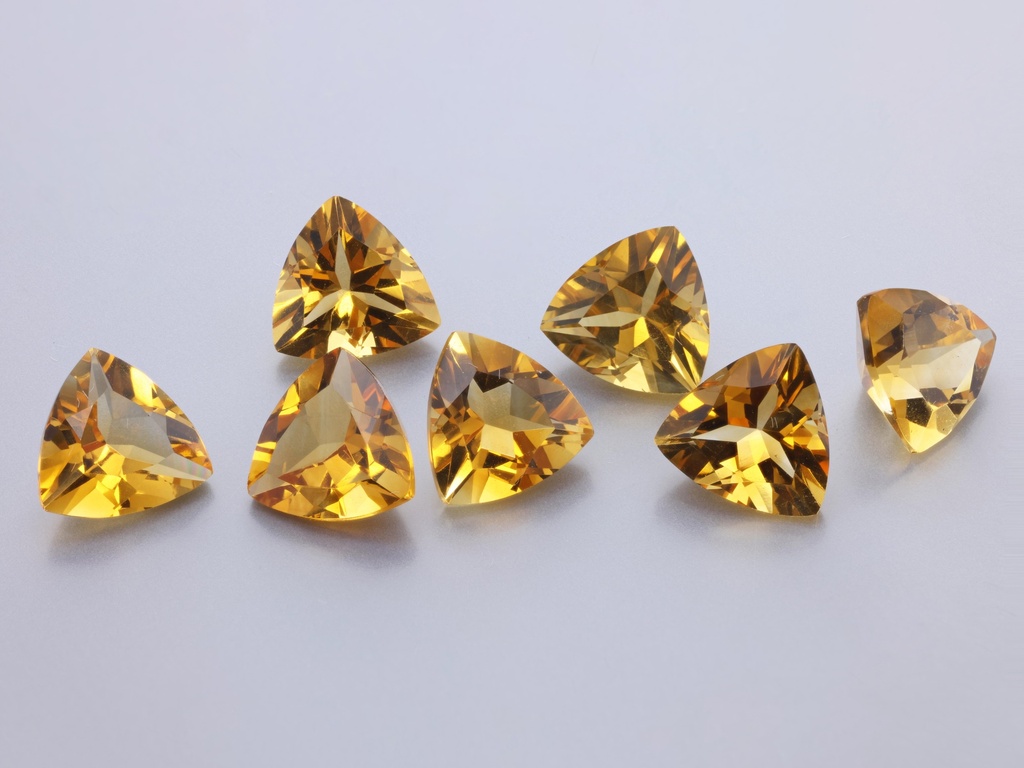 Citrine 8.00mm Trilliant