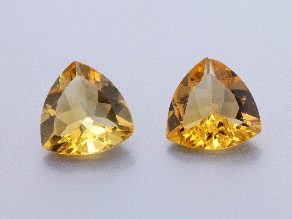Citrine 9.00mm Trilliant