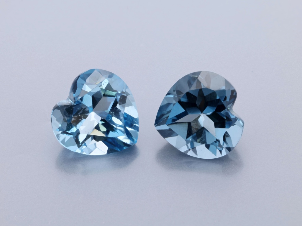 Topaz London Blue 8.00mm Heart Shape 