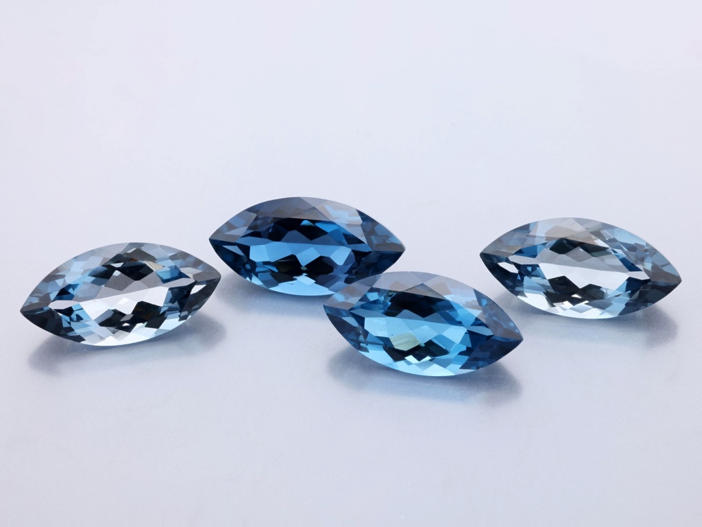 Topaz London Blue 14x7mm Marquise 